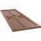 Ekena Millwork True Fit PVC Cedar Park Fixed Mount Shutters, Burnt Toffee, 18W x 30H, PR TFP001CP18X030BT - alternate 7
